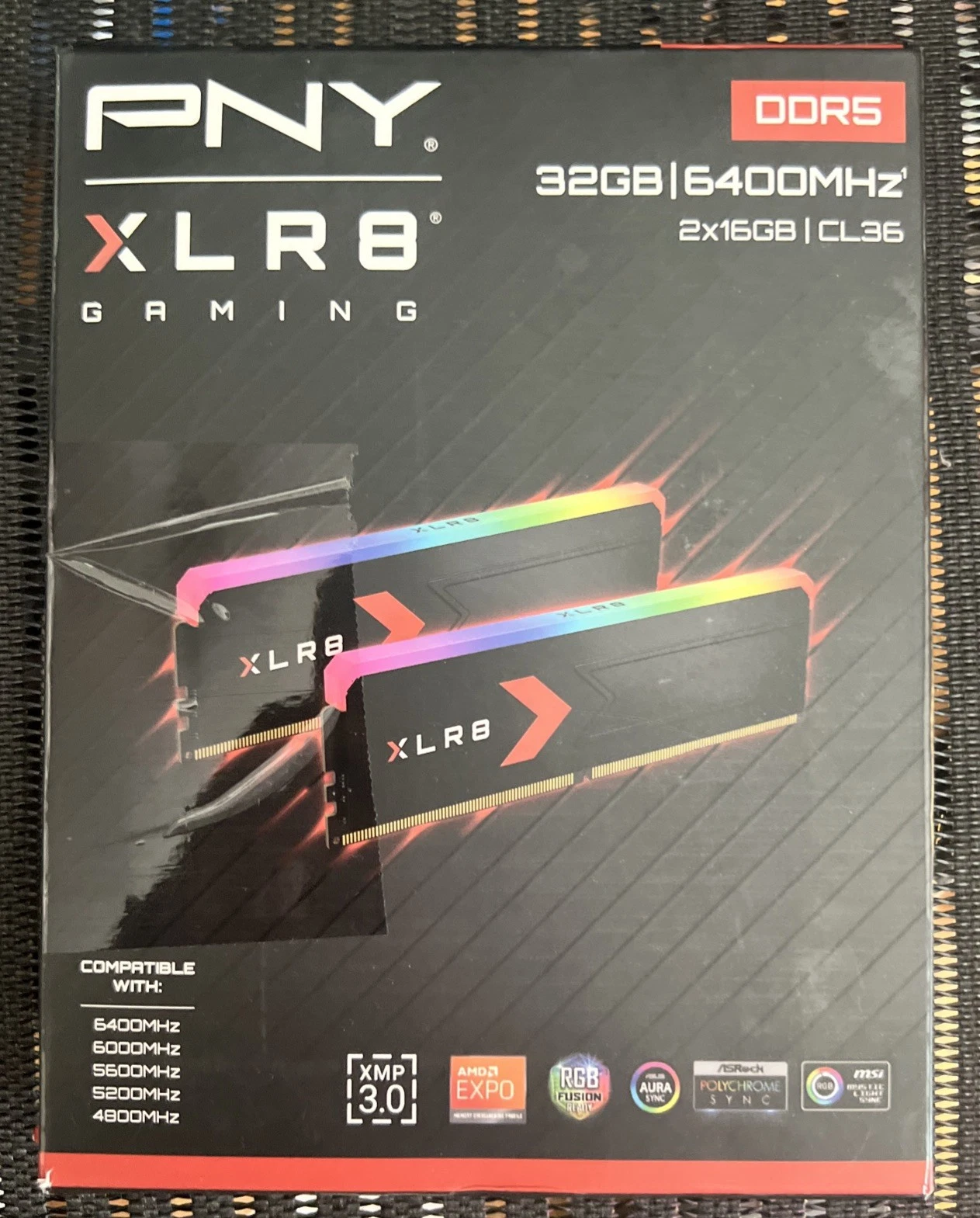 PNY XLR8 GAMING DDR5 32GB   6400MHZ  2x 16GB   CL36