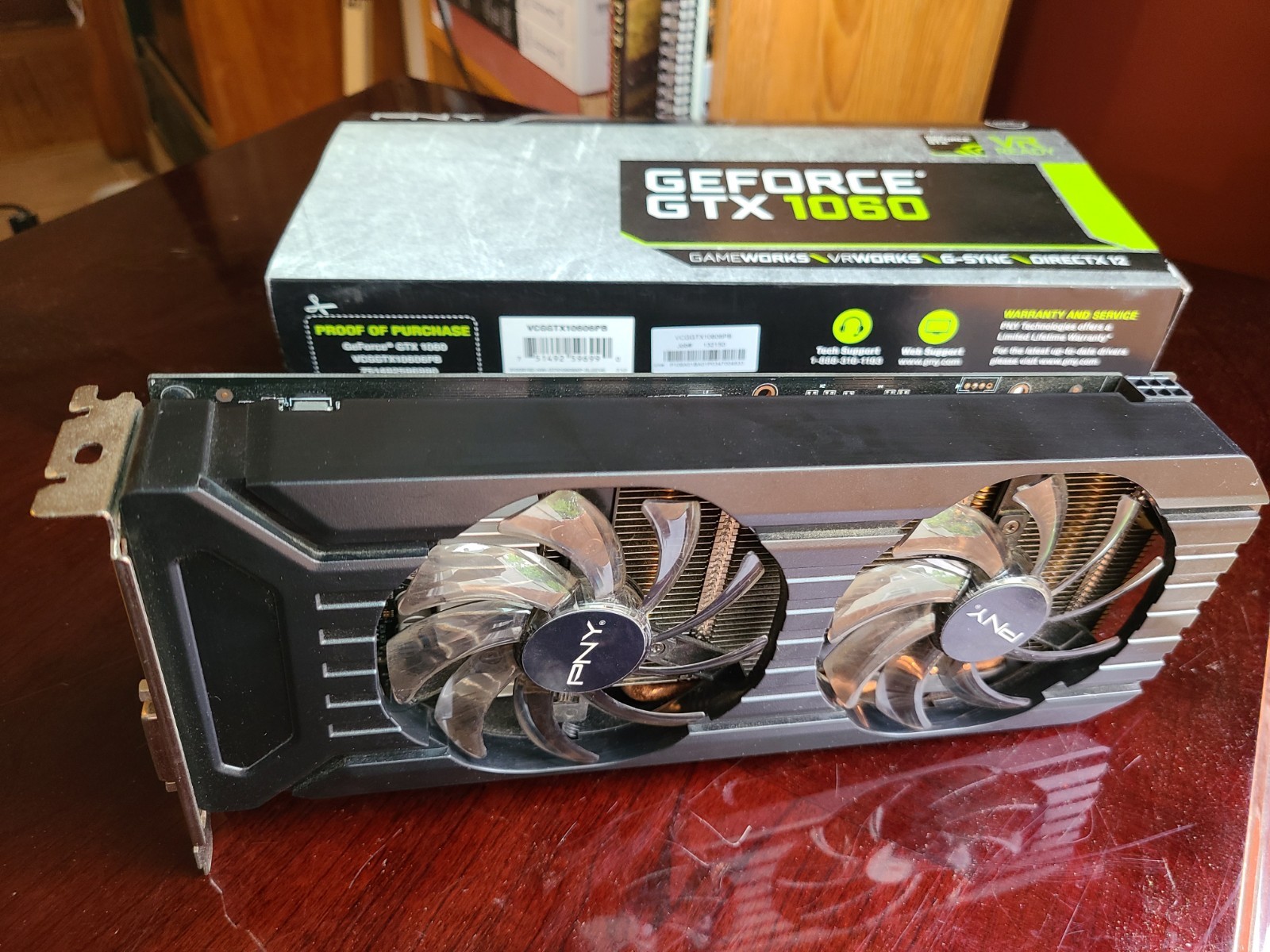 PNY   Nvidia GeForce GTX 1060 6GB GDDR5 Graphics Card