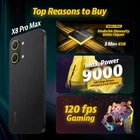 POCO X8 Pro Max  Black  256 GB 12GB RAM  6 83" Dimensity 9500s  Global Version 