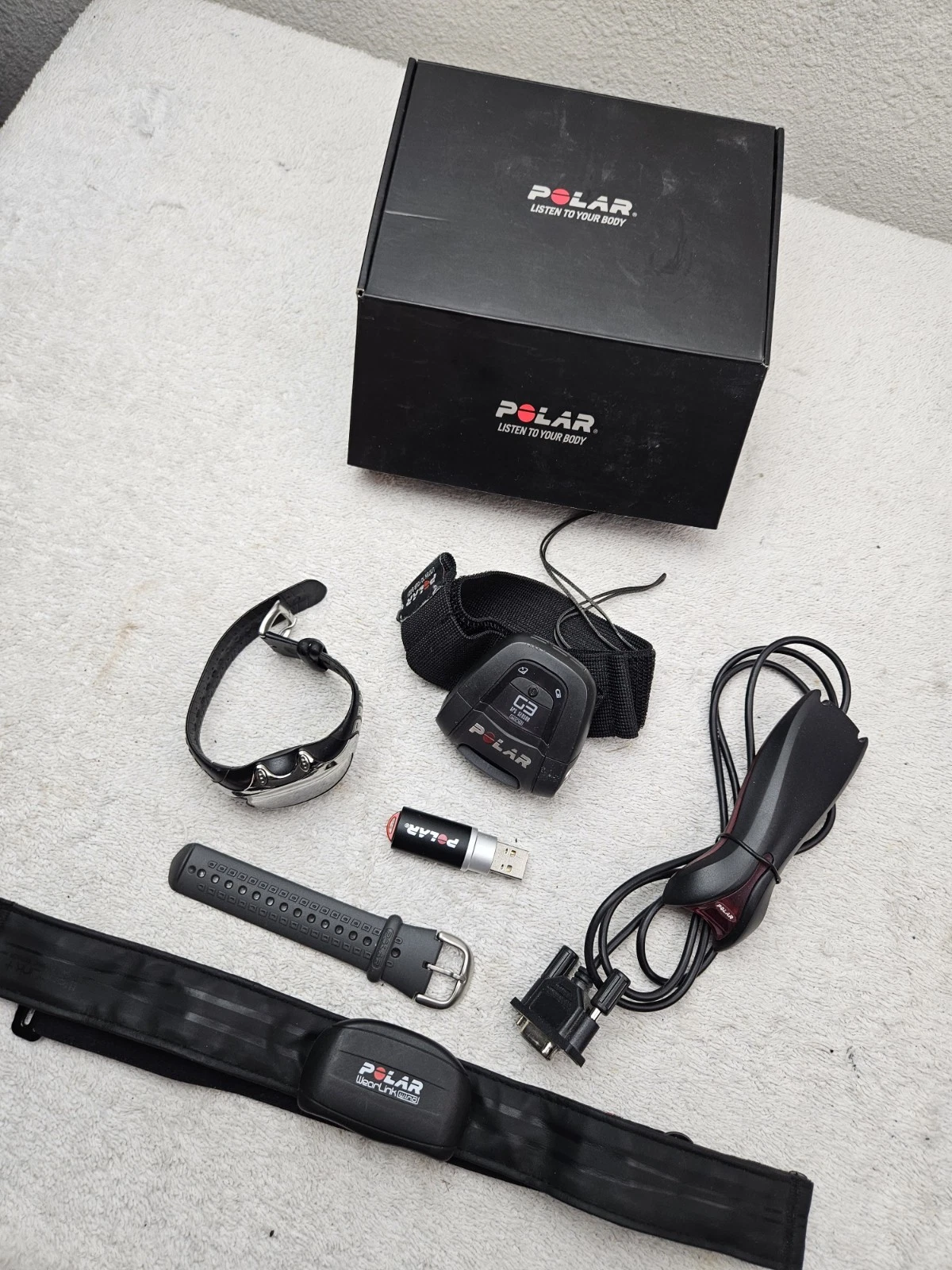 POLAR  RS800CX  G3  HEART RATE WATCH MONITOR BIKE WATCH WITH EXTRAS