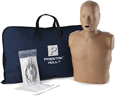 PRESTAN PP AM 100M MS Professional Adult CPR Training Manikin with CPR Monitor  Medium Skin