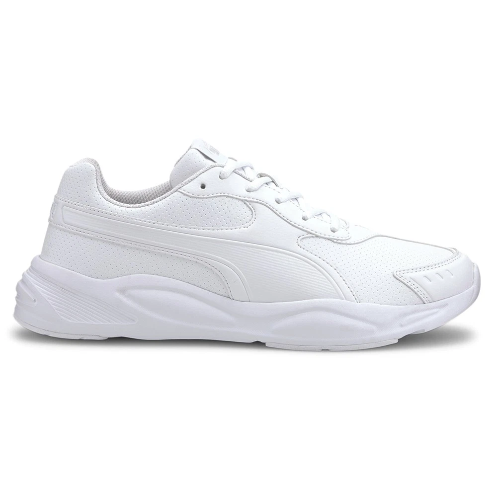 PUMA 90S Runner Sl Lace Up  Mens White Sneakers Casual Shoes 37255001