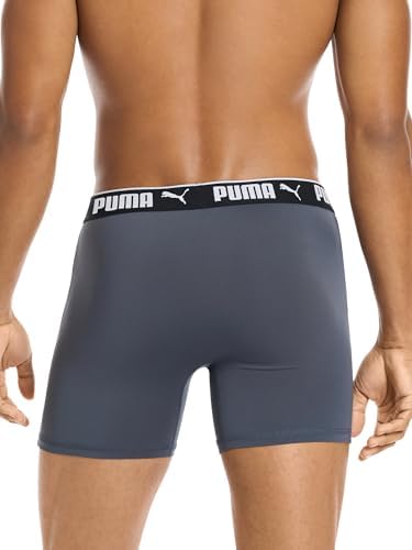 PUMA Mens 5 Pack Performance Boxer Briefs