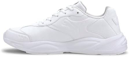 PUMA Mens 90S Runner Sl Lace Up Sneakers Shoes Casual   White   Size 6 5 M