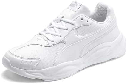 PUMA Mens 90S Runner Sl Lace Up Sneakers Shoes Casual   White   Size 6 5 M