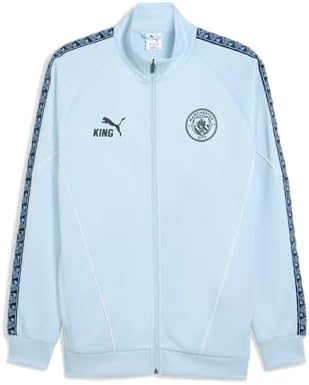 PUMA Mens Manchester City King Anthem Jacket Athletic Outerwear Casual   Blue