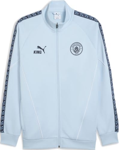 PUMA Mens Manchester City King Anthem Jacket Athletic Outerwear Casual   Blue