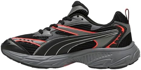 PUMA Mens Morphic Athletic Lace Up Sneakers Shoes Casual   Black