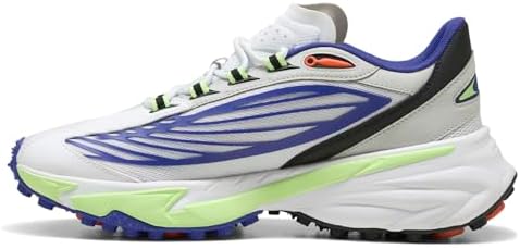 PUMA Mens Spirex Raceday Lace Up Sneakers Shoes Casual   White