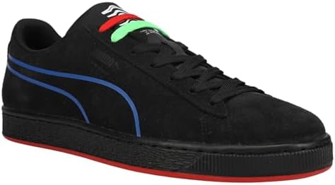 PUMA Mens Suede Hypnotic Lace Up Sneakers Shoes Casual   Black