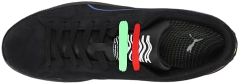 PUMA Mens Suede Hypnotic Lace Up Sneakers Shoes Casual   Black