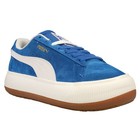 PUMA Suede Mayu Up Perforated Platform  Womens Blue Sneakers Casual Shoes 381650
