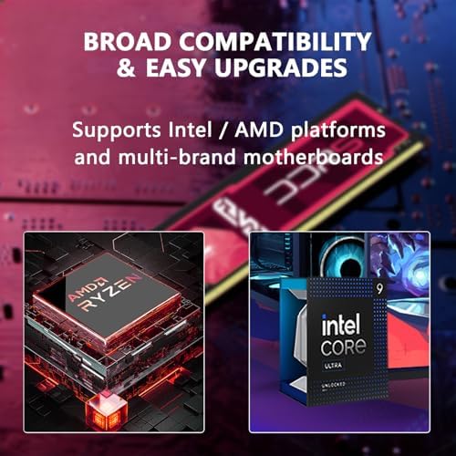 PUSKILL 32GB DDR5 RAM  2x16GB  6000MHz CL30 Desktop Memory   Ultra Low Latency Gaming PC Upgrade   Intel XMP 3 0 & AMD EXPO Ready for 700/600 & Ryzen 7000  AM5 