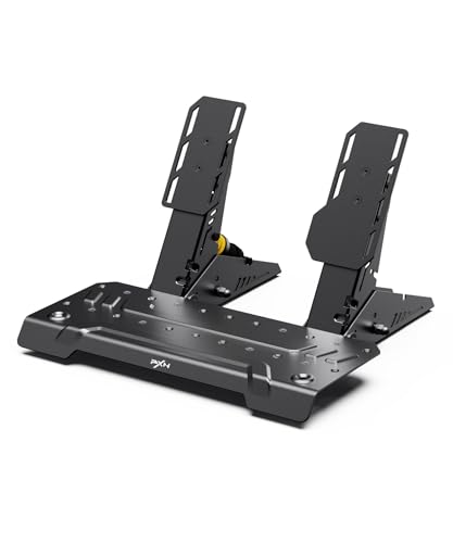 PXN PD HM Brake&Throttle Sim Racing Pedals  All Metal 2 Pedal Set   Hall Sensors  Adjustable  USB A/Type C/RJ45 Connectivity  Compatible with PC and PXN V99/V10/V12/VD Wheel Bases