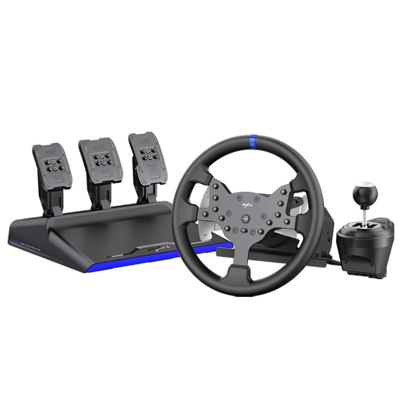 PXN V99 Racing wheel  3nm force feedback gaming Racing wheel  270/900  Dismantle  with Hall magnetic induction pedal  6 1 gear shift rod steering wheel for PS4/PS3/ Xbox One/Series X/S/PC 7/8/10/11 