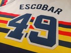 Camiseta de béisbol a rayas Hudson de Pablo Escobar El Cártel #49 para hombre, talla 4XL