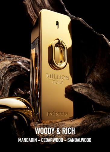 Paco Rabanne Million Gold Intense Eau De Parfum Spray for Men  3 4 Ounce