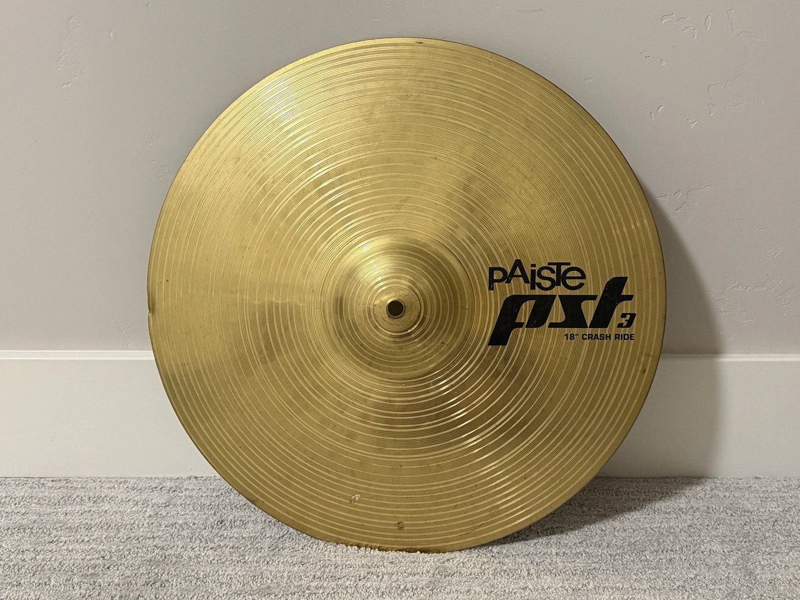Paiste PST3 18" Crash Ride Cymbal   Made in Germany