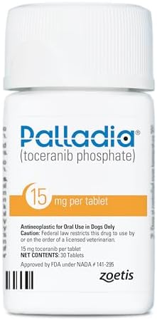 Producto agotado - Palladia  toceranib Phosphate  for Dogs  10 mg  Blue   30 Tablets