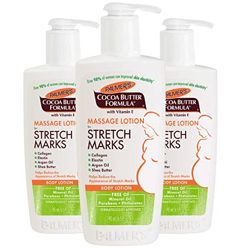 Palmers Cocoa Butter Formula Massage Lotion for Stretch Marks and Pregnancy Skin Care  6 5 Ounces  Pack of 3