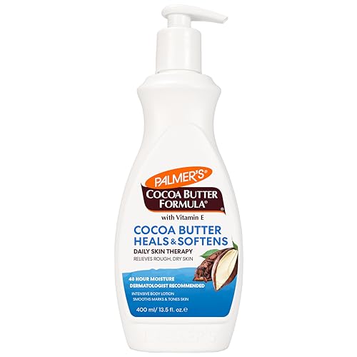 Palmers Cocoa Butter Formula Daily Skin Therapy Cocoa Butter Body Lotion for Dry Skin  Hand & Body Moisturizer  Pump Bottle  13 5 Oz  Pack of 1