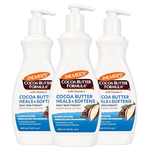 Palmers Cocoa Butter Formula Daily Skin Therapy Cocoa Butter Body Lotion for Dry Skin  Hand & Body Moisturizer  Pump Bottle  13 5 Oz  Pack of 1