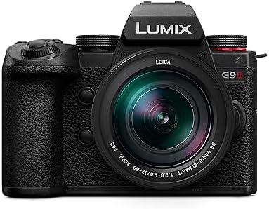 Panasonic LUMIX G9II Micro Four Thirds Camera  25 2MP Sensor with Phase Hybrid AF  Powerful Image Stabilization  High Speed Perfomance and Mobility  Flagship Model of G Series   DC G9M2BODY
