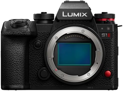 Panasonic LUMIX S1II 6K Digital Camera  Mirrorless Full Frame Camera Hybrid Shooting with 24 1MP  5 1K 60p Open Gate Video  15 Stops Dynamic Range Prores RAW HQ internal Recording L Mount DC S1M2BODY9