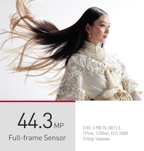 Panasonic LUMIX S1RII Full Frame Mirrorless Digital Camera  Hybrid Model Featuring a 44 3MP Full Frame Sensor and LUMIXs First Ever 8K Digital Camera Video Recording   DC S1RM2