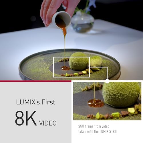 Panasonic LUMIX S1RII Full Frame Mirrorless Digital Camera  Hybrid Model Featuring a 44 3MP Full Frame Sensor and LUMIXs First Ever 8K Digital Camera Video Recording   DC S1RM2