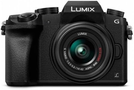 Panasonic Cámara digital Lumix G7 4K con lente Lumix G Vario de 0.551-1.654 in (renovada)