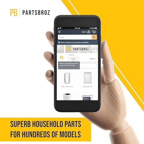PartsBroz 5304515845 Agitator   Compatible with Frigidaire Kenmore Washer Dryer Combo   Replaces AP6783451 PS12585128 Ultra Durable Replacement Repair Parts Heavy Duty Quick DIY Fix