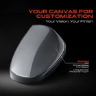 Passenger Mirror Cover Cap Primed Gray for Ford Fiesta 2011 2019 w/ Signal Lamp