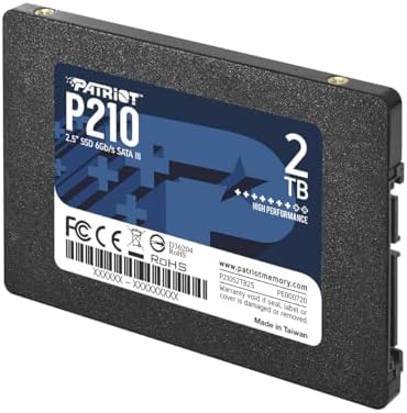 Patriot Memory P210 SATA 3 256GB SSD 2 5 Inch Internal Solid State Drive 10 Pack  Lot of 10   P210S256G2510