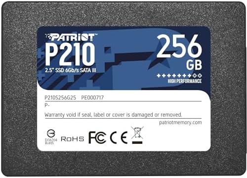 Patriot Memory P210 SATA 3 256GB SSD 2 5 Inch Internal Solid State Drive 10 Pack  Lot of 10   P210S256G2510