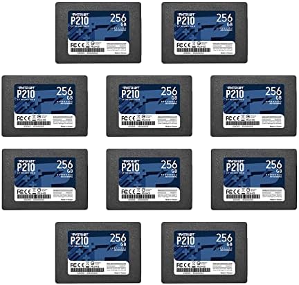 Patriot Memory P210 SATA 3 256GB SSD 2 5 Inch Internal Solid State Drive 10 Pack  Lot of 10   P210S256G2510