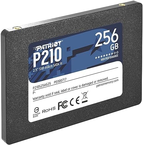 Patriot Memory P210 SATA 3 256GB SSD 2 5 Inch Internal Solid State Drive 10 Pack  Lot of 10   P210S256G2510