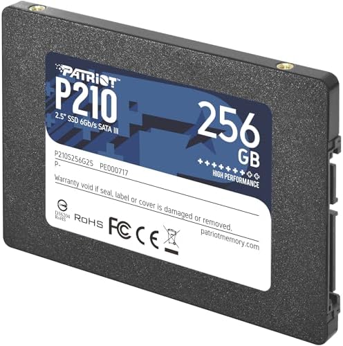 Patriot Memory P210 SATA 3 256GB SSD 2 5 Inch Internal Solid State Drive 10 Pack  Lot of 10   P210S256G2510