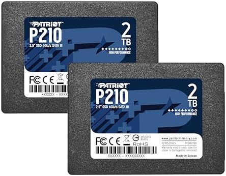 Patriot Memory P210 SATA 3 512GB SSD 2 5 Inch Internal Solid State Drive 10 Pack  Lot of 10   P210S512G2510