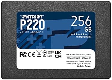 Patriot Memory P220 256GB Internal SSD   SATA 3 2 5   Solid State Drive Retail 10 Pack   P220S256G2510
