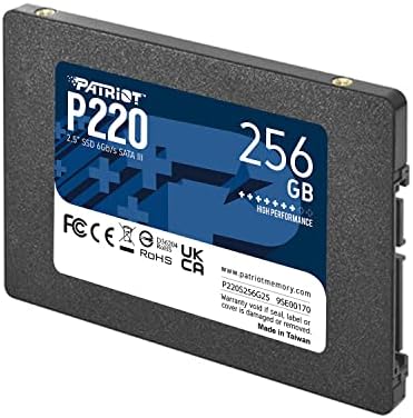 Patriot Memory P220 256GB Internal SSD   SATA 3 2 5   Solid State Drive Retail 10 Pack   P220S256G2510