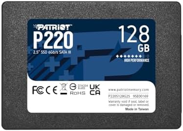 Patriot Memory P220 256GB Internal SSD   SATA 3 2 5   Solid State Drive Retail 10 Pack   P220S256G2510