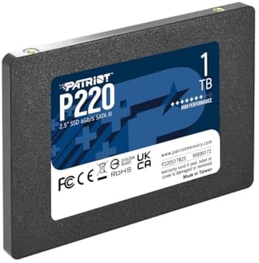 Patriot Memory P220 256GB Internal SSD   SATA 3 2 5   Solid State Drive Retail 10 Pack   P220S256G2510