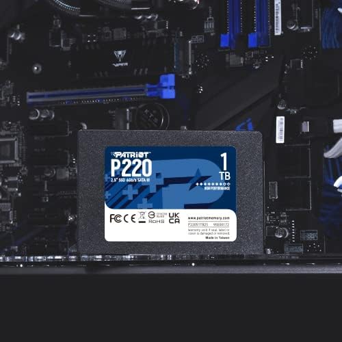 Patriot Memory P220 256GB Internal SSD   SATA 3 2 5   Solid State Drive Retail 10 Pack   P220S256G2510