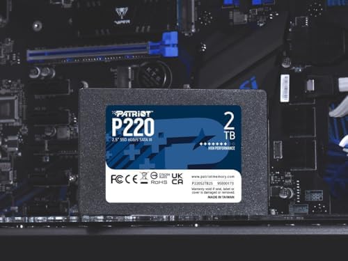 Patriot Memory P220 256GB Internal SSD   SATA 3 2 5   Solid State Drive Retail 10 Pack   P220S256G2510