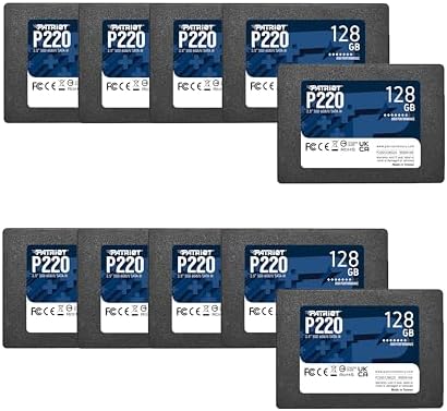 Patriot Memory P220 256GB Internal SSD   SATA 3 2 5   Solid State Drive Retail 10 Pack   P220S256G2510
