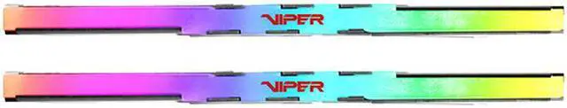 Patriot Memory Viper Venom RGB DDR5 RAM 32GB  2X16GB  6000MT/s CL30 UDIMM Desktop Gaming Memory Kit   PVVR532G600C30K
