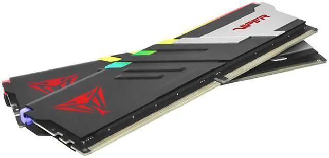 Patriot Memory Viper Venom RGB DDR5 RAM 32GB  2X16GB  6000MT/s CL30 UDIMM Desktop Gaming Memory Kit   PVVR532G600C30K