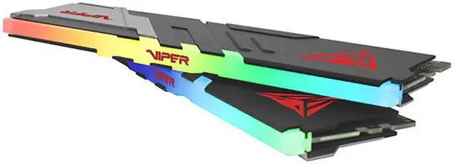 Patriot Memory Viper Venom RGB DDR5 RAM 32GB  2X16GB  6000MT/s CL30 UDIMM Desktop Gaming Memory Kit   PVVR532G600C30K