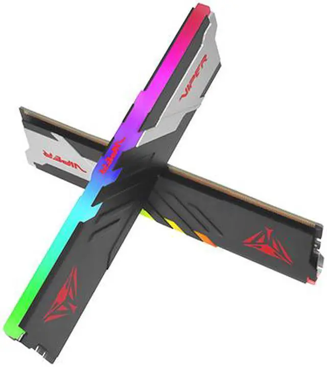 Patriot Memory Viper Venom RGB DDR5 RAM 32GB  2X16GB  6000MT/s CL30 UDIMM Desktop Gaming Memory Kit   PVVR532G600C30K